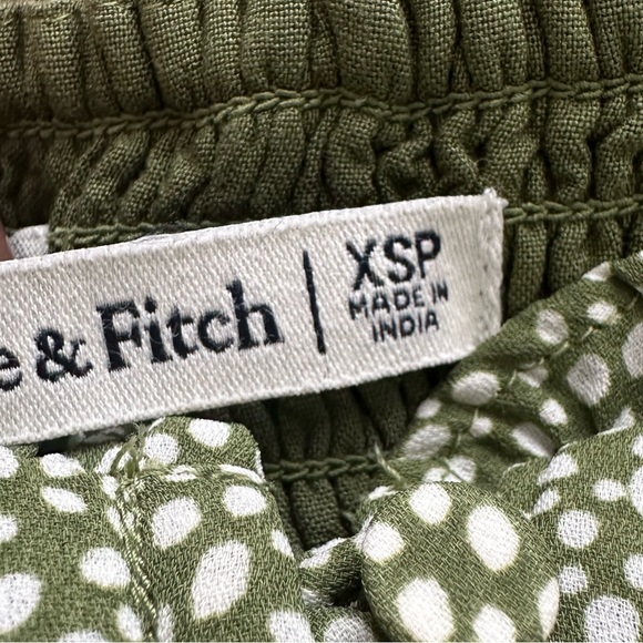 Abercrombie Button-Through Ruched Mini Dress - Picture 5 of 5